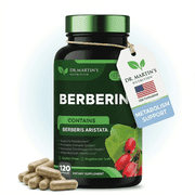 Blood Sugar Support | 1200mg Berberine Supplement | For Glucose Metabolism, Gut & Liver Health | Weight Management, Immune System & Cardiovascular Health 120 Capsules