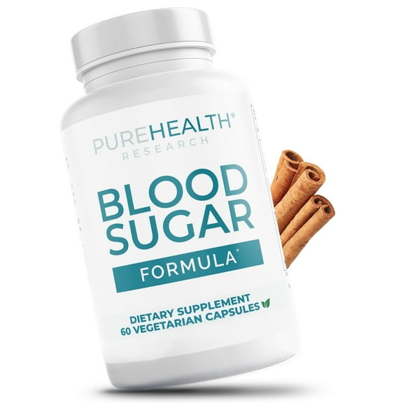 Blood Sugar Support Supplement by PureHealth Research; Support Metabolism, Energy & Glucose Levels