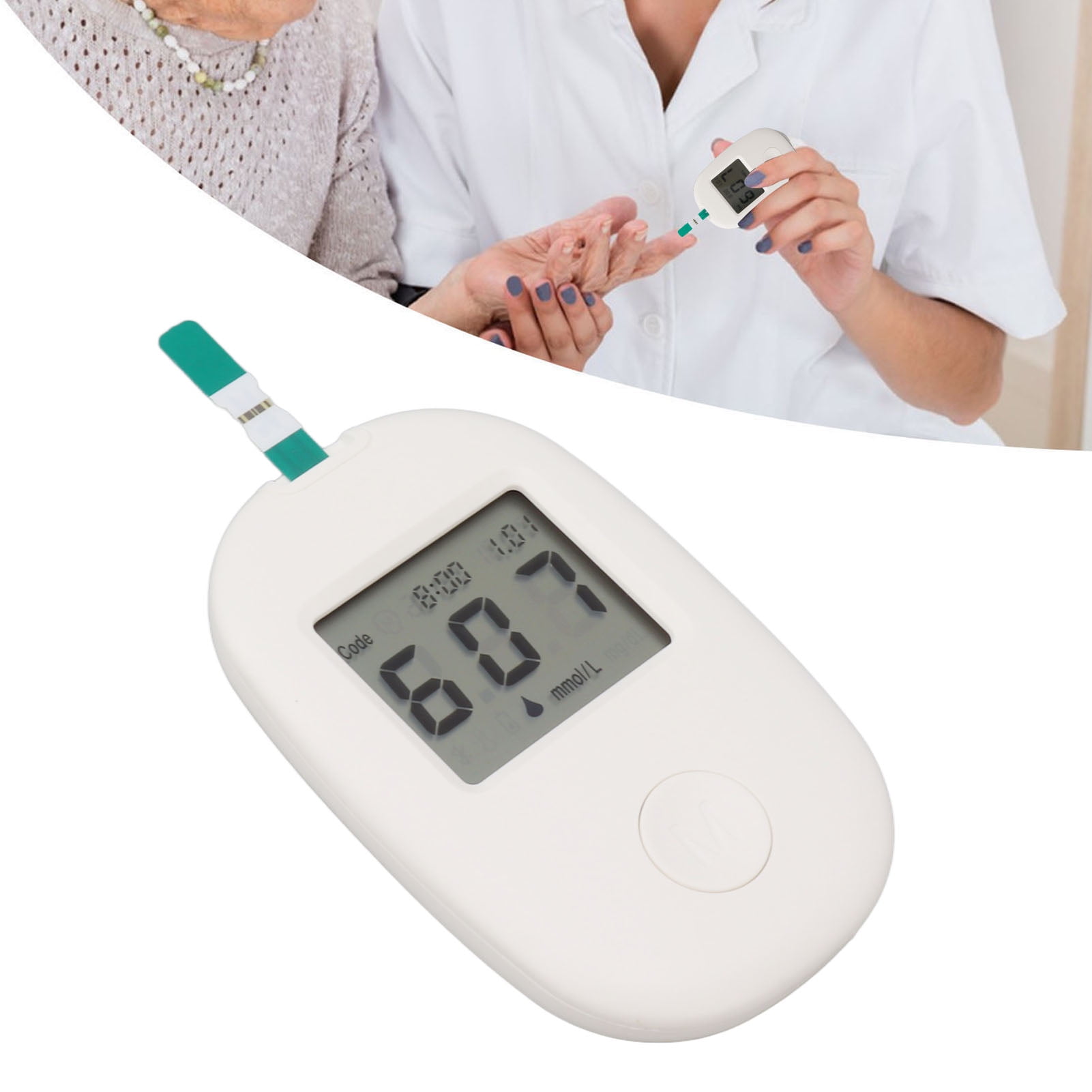 Blood Sugar Test Kit, Blood Glucose Meter Kit Precise For Household For