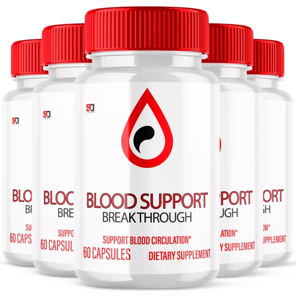 Blood Support Breakthrough - Support Blood Health and Daily Wellness (5 Pack)