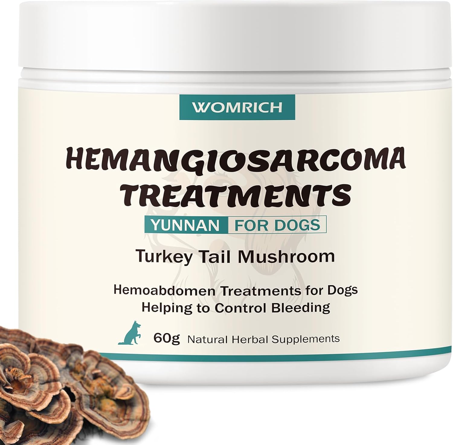 Psp Powder Blood Support for Dogs, Sanqi Powder & Turkey Tail Mushroom for Dogs ...