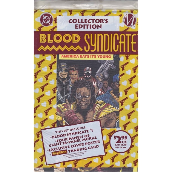 Blood Syndicate #1 (with card) VF ; DC Comic Book