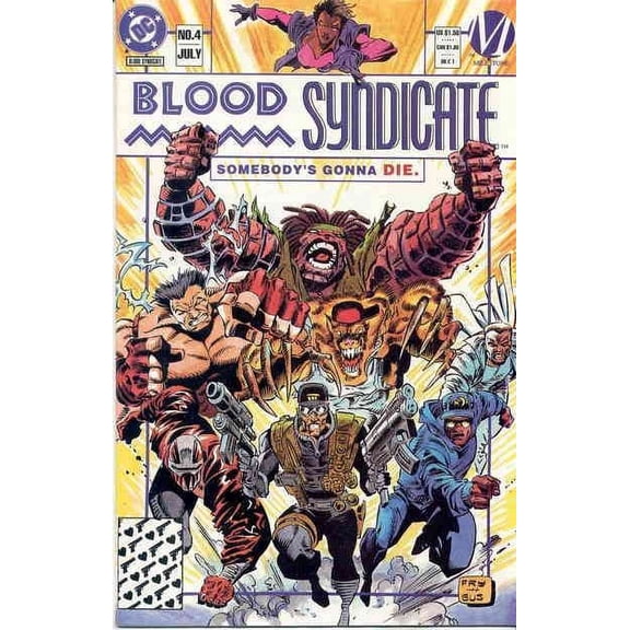 Blood Syndicate #4 VF ; DC Comic Book