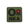 thumbnail image 1 of Blood Type  POS NKA Medical PVC Patch, 3D Rubber, Noctilucent, 1 of 5
