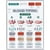 Blood Typing Chart, Visual Display Of The Abo System And Rh System, Laminated, Size 18 X 24"