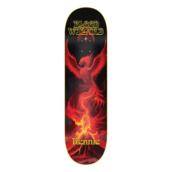 Blood Wizard Rennie Pyre Skateboard Deck - 8.75" (Deck Only)