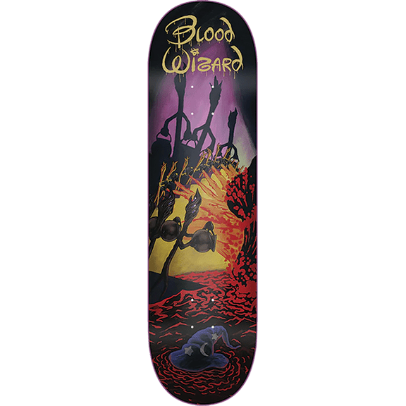 Blood Wizard Sorcerers Demise Skateboard Deck 8.5