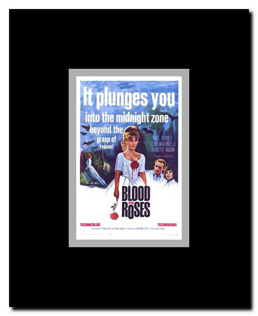 Blood and Roses Framed Movie Poster