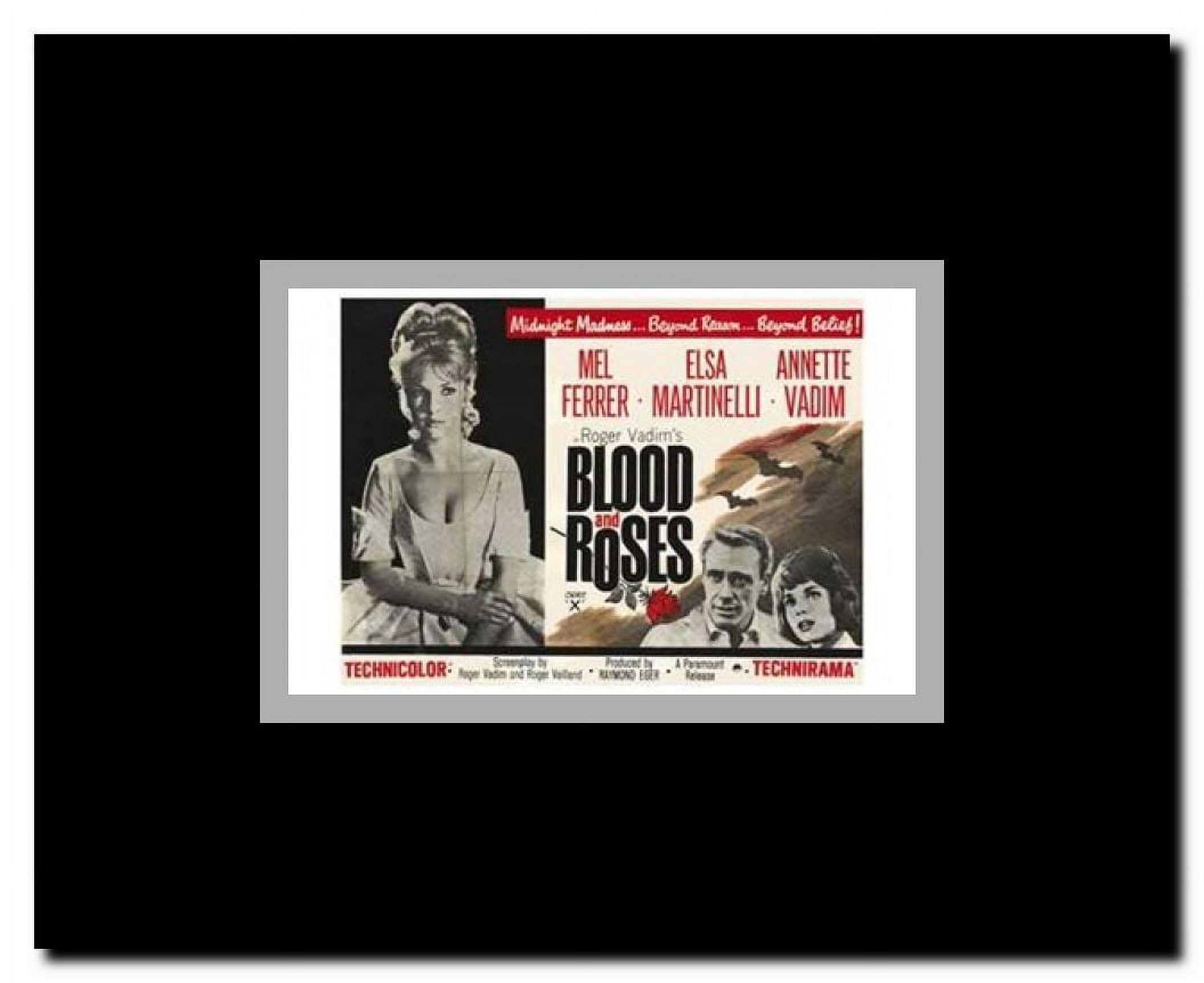 Blood and Roses Framed Movie Poster