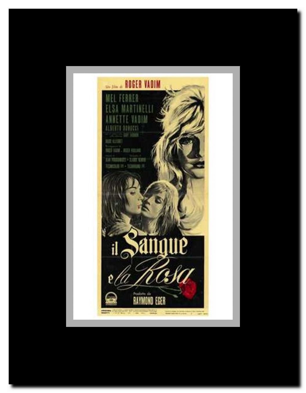 Blood and Roses Framed Movie Poster