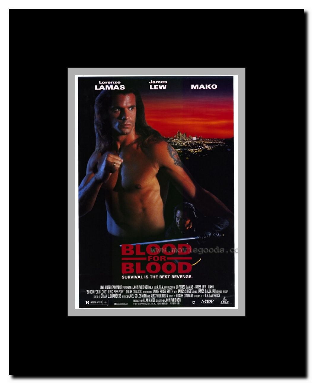 Blood for Blood Framed Movie Poster