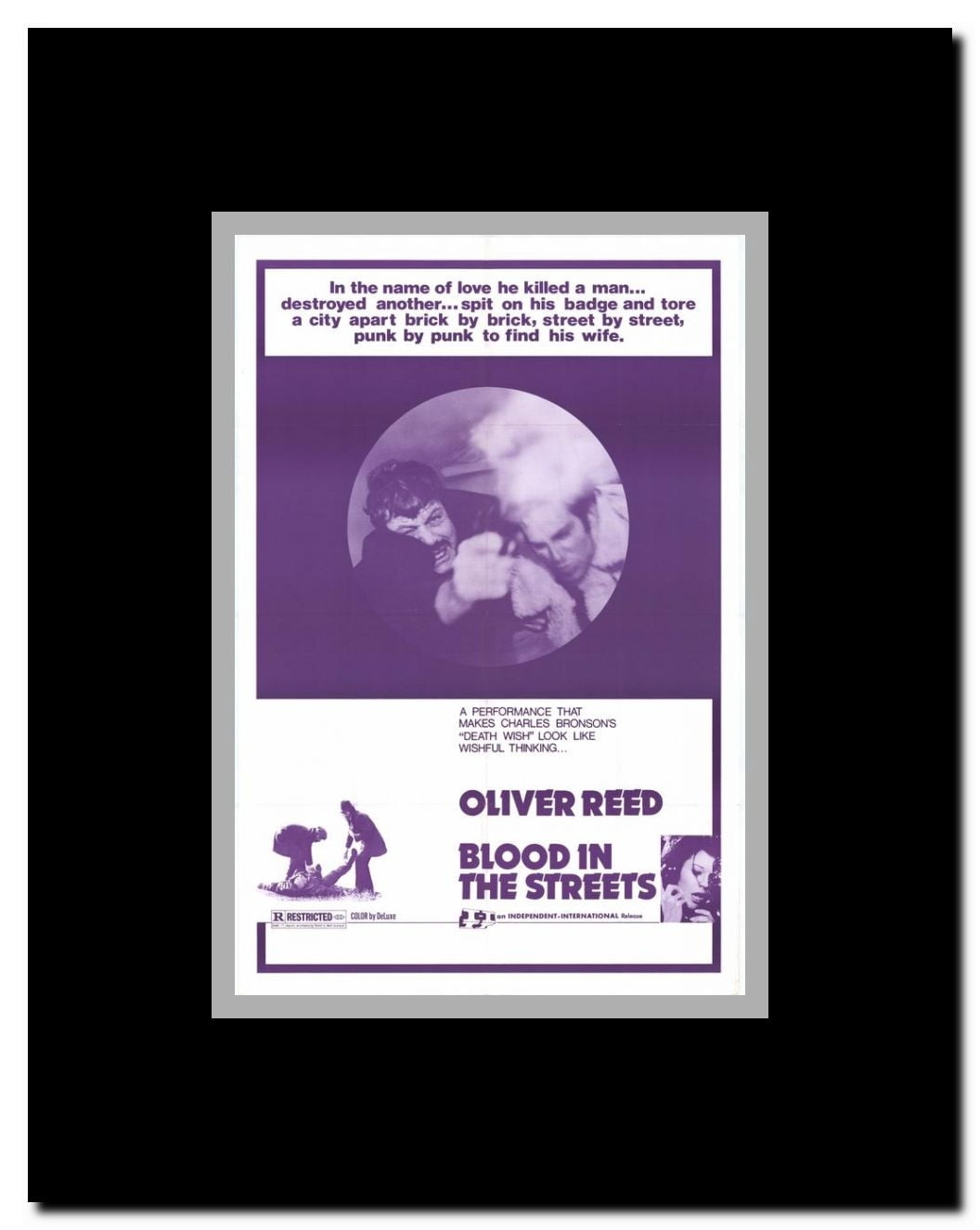 Blood in the Streets Framed Movie Poster