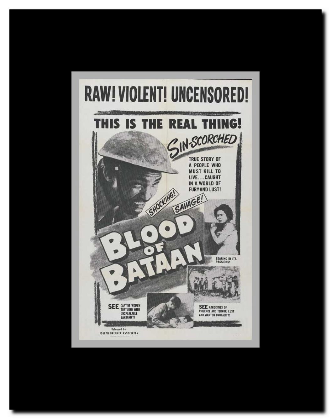 Blood of Bataan Framed Movie Poster
