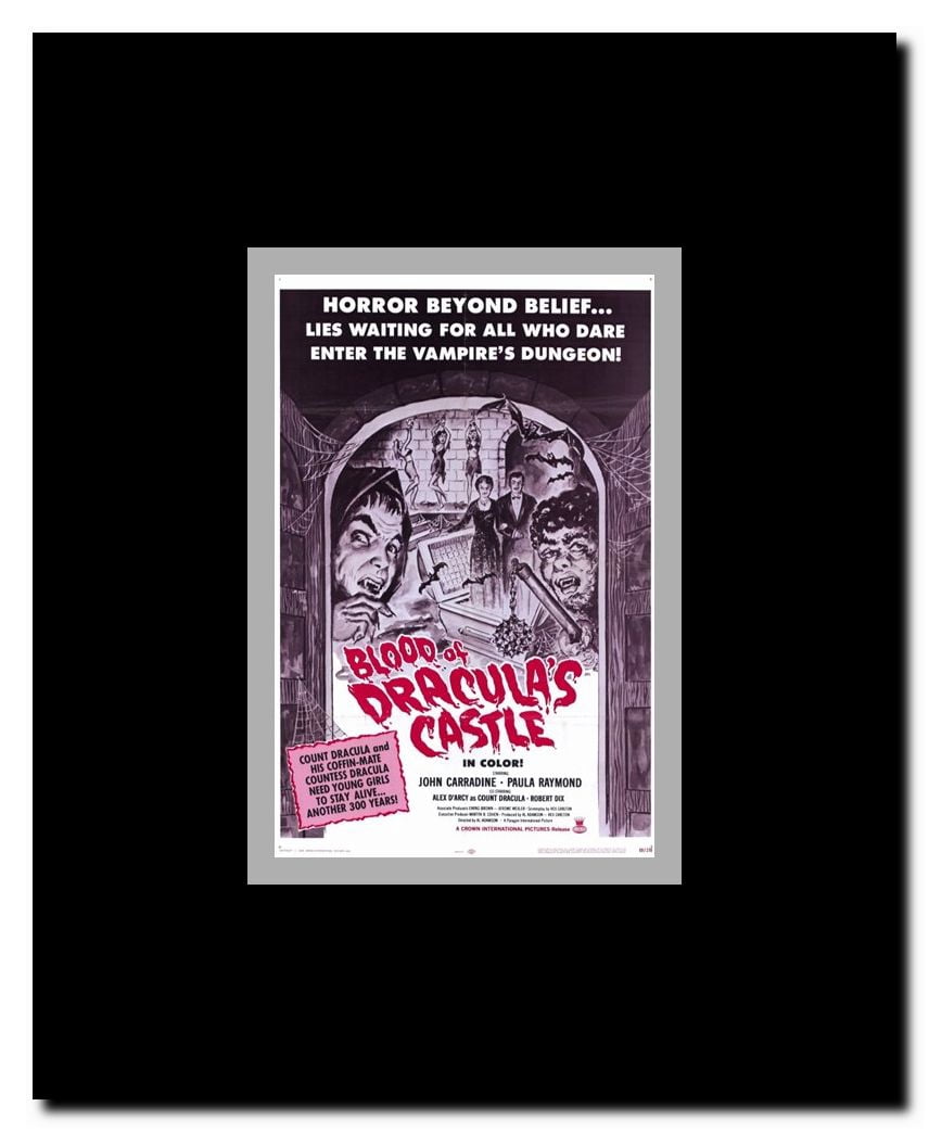 Blood of Dracula's Castle Framed Movie Poster