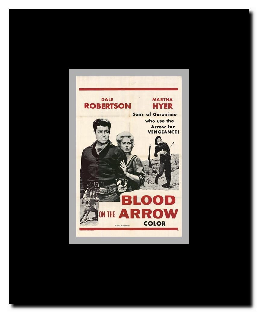 Blood on the Arrow Framed Movie Poster