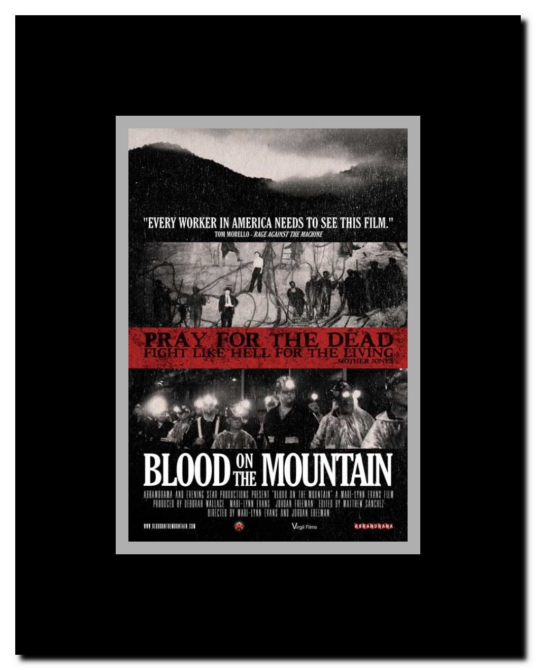 Blood on the Mountain Framed Movie Poster