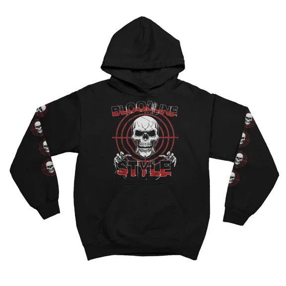 BloodLine StreetWear " BloodLine Style" Long Sleeve Hoodie Sweatshirt - Unisex Hoodie - Soft, Warm, and Comfortable - Perfect for Casual Wear and Layering