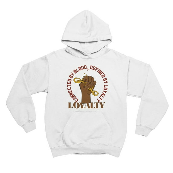 BloodLine StreetWear " Connected By Blood Hoodie" Long Sleeve Hoodie Sweatshirt - Unisex Hoodie - Soft, Warm, and Comfortable - Perfect for Casual Wear and Layering