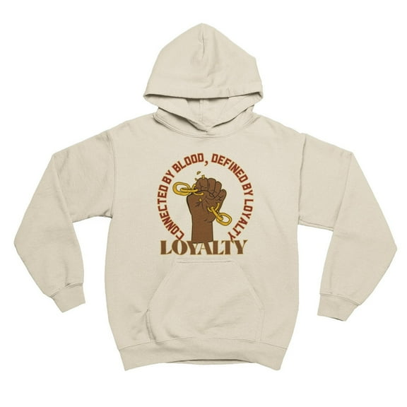 BloodLine StreetWear " Connected By Blood Hoodie" Long Sleeve Hoodie Sweatshirt - Unisex Hoodie - Soft, Warm, and Comfortable - Perfect for Casual Wear and Layering