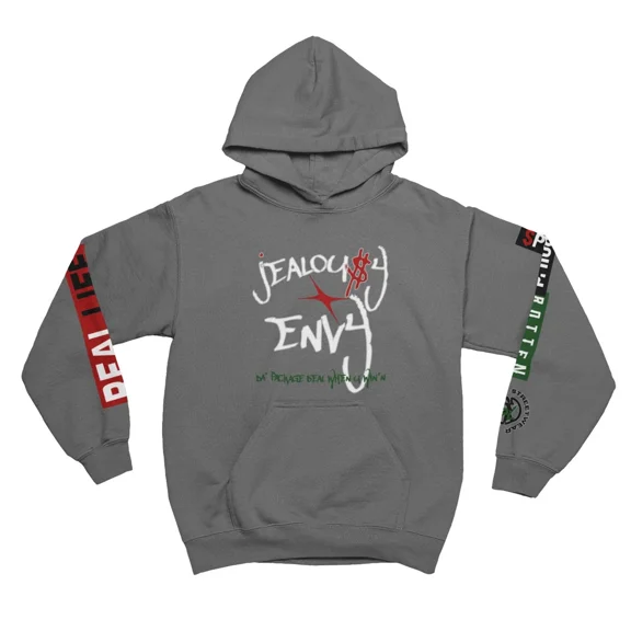 BloodLine StreetWear "Jealousy & Envy Hoodie" Long Sleeve Hoodie Sweatshirt - Unisex Hoodie - Soft, Warm, and Comfortable - Perfect for Casual Wear and Layering