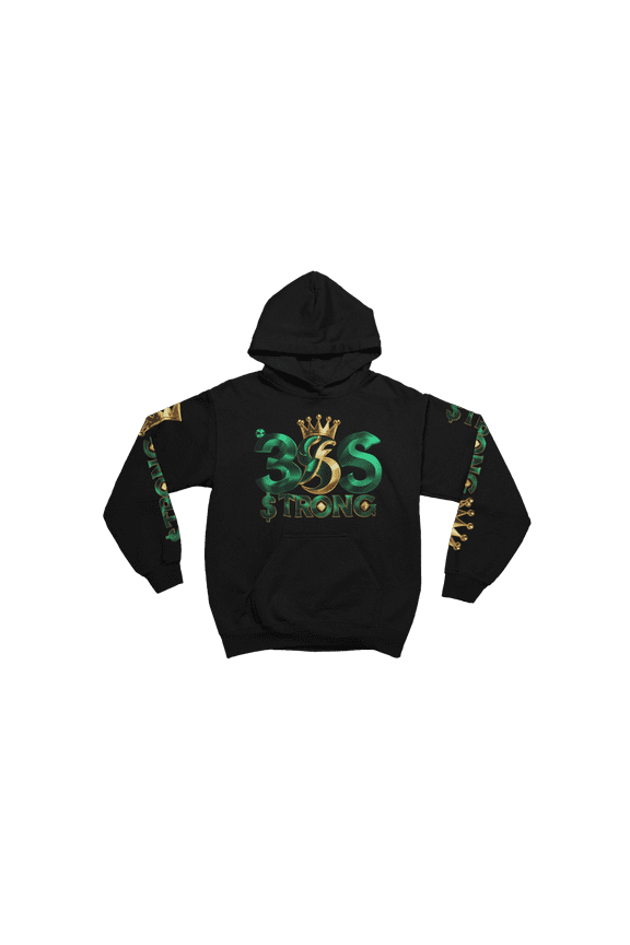 “Money Mindset” Pullover Hoodie – Cotton Blend Casual Graphic Sweatshirt