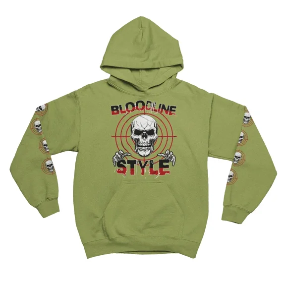 BloodLine StreetWear " BloodLine Style" Long Sleeve Hoodie Sweatshirt - Unisex Hoodie - Soft, Warm, and Comfortable - Perfect for Casual Wear and Layering
