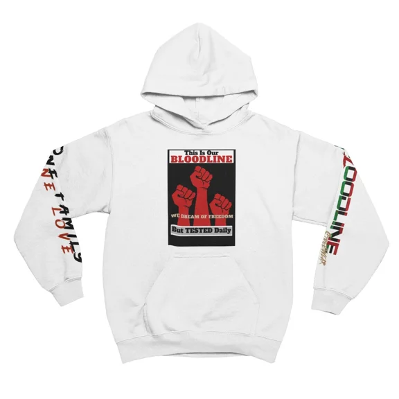 BloodLine StreetWear "Tested Daily Hoodie" Long Sleeve Hoodie Sweatshirt - Unisex Hoodie - Soft, Warm, and Comfortable - Perfect for Casual Wear and Layering