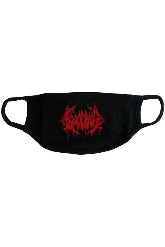 Bloodbath Logo Face Mask, Black, 1 Count