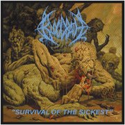 Bloodbath Rock Band Patch Survival of the Sickest Woven Iron-On