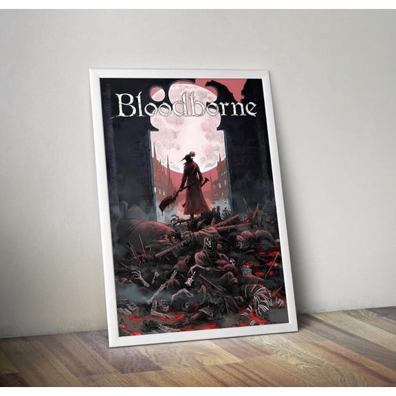 Bloodborne Poster | Gaming Poster | Gaming Artwork | Gaming Decor | Video Game Poster | Gaming Gift | Video Game Print | Wall Art Size 24x36 Unframed Poster
