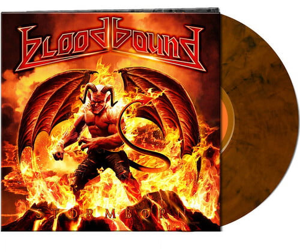 Bloodbound - Stormborn - Orange/black Marbled - Music & Performance - Vinyl