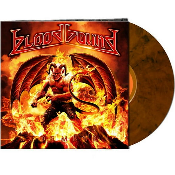 Bloodbound - Stormborn - Orange/black Marbled - Music & Performance - Vinyl