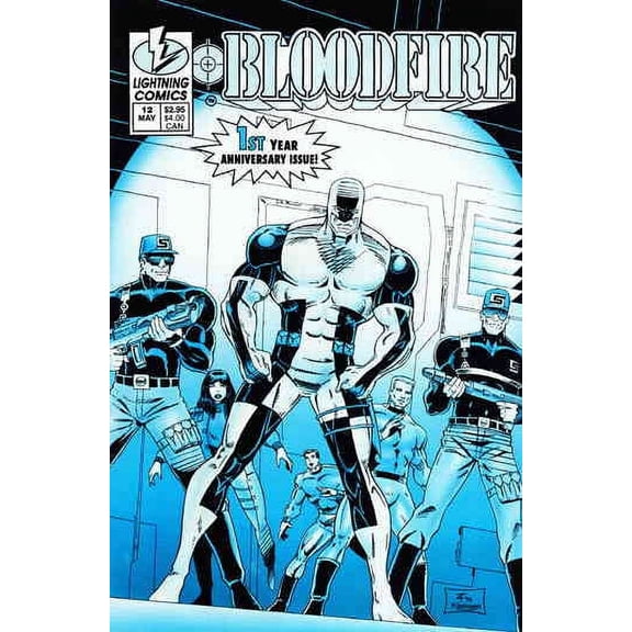 Bloodfire #12A VF ; Lightning Comic Book