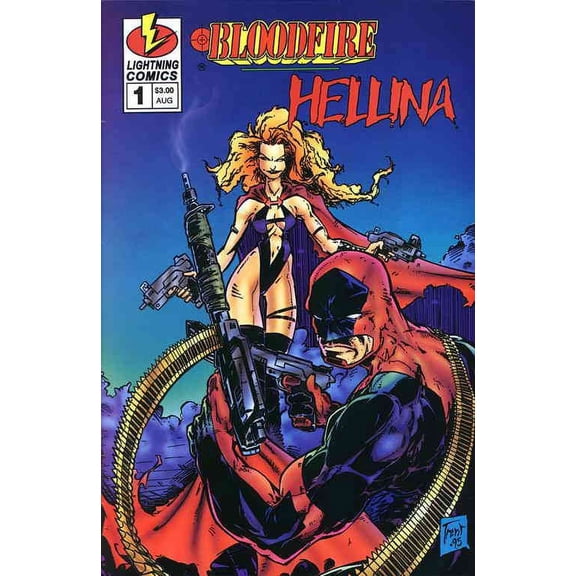 Bloodfire/Hellina #1 VF ; Lightning Comic Book