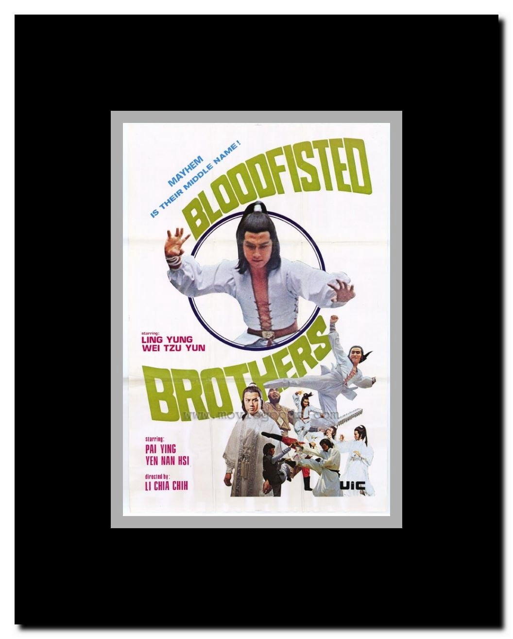 Bloodfisted Brothers Framed Movie Poster