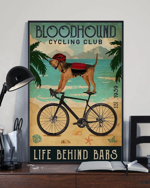 Inga Pig Cycling Club Life Behind Barspig Posterfunny Pigs