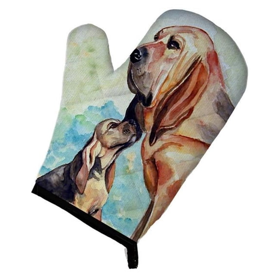 Bloodhound Mommas Love Oven Mitt