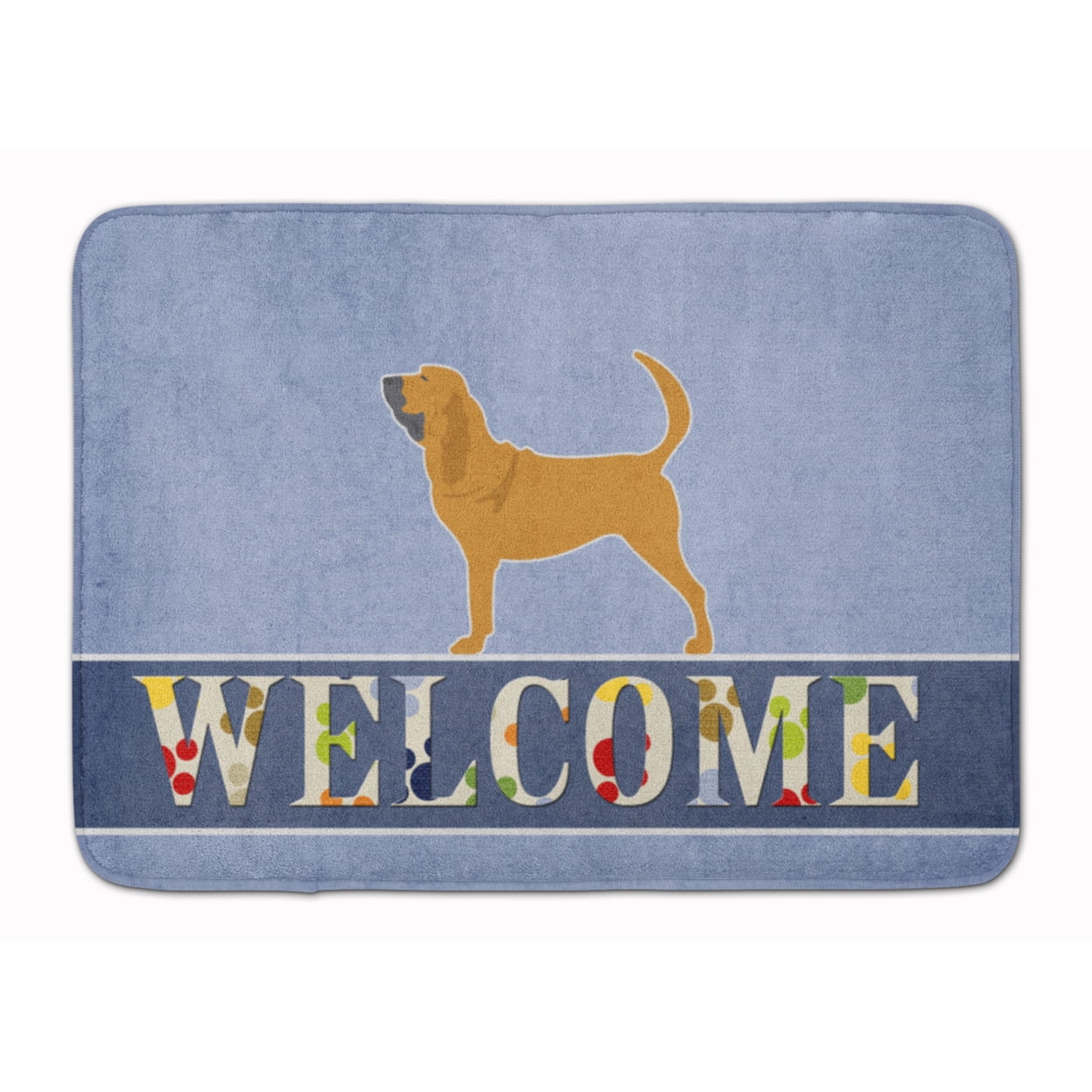 Bloodhound Welcome Machine Washable Memory Foam Mat - Walmart.com