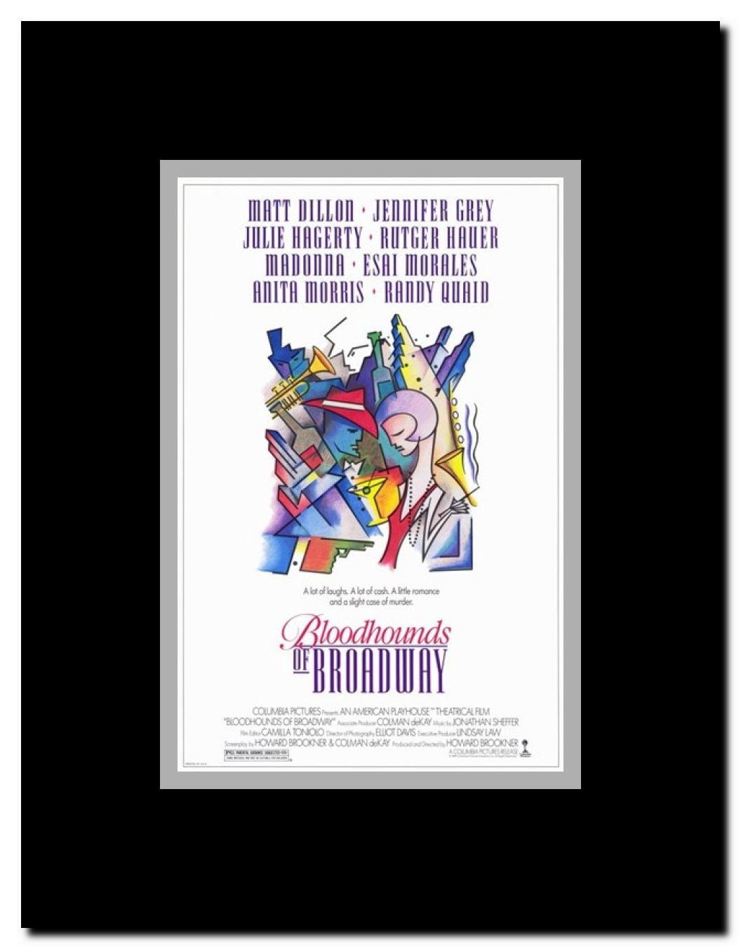 Bloodhounds of Broadway Framed Movie Poster