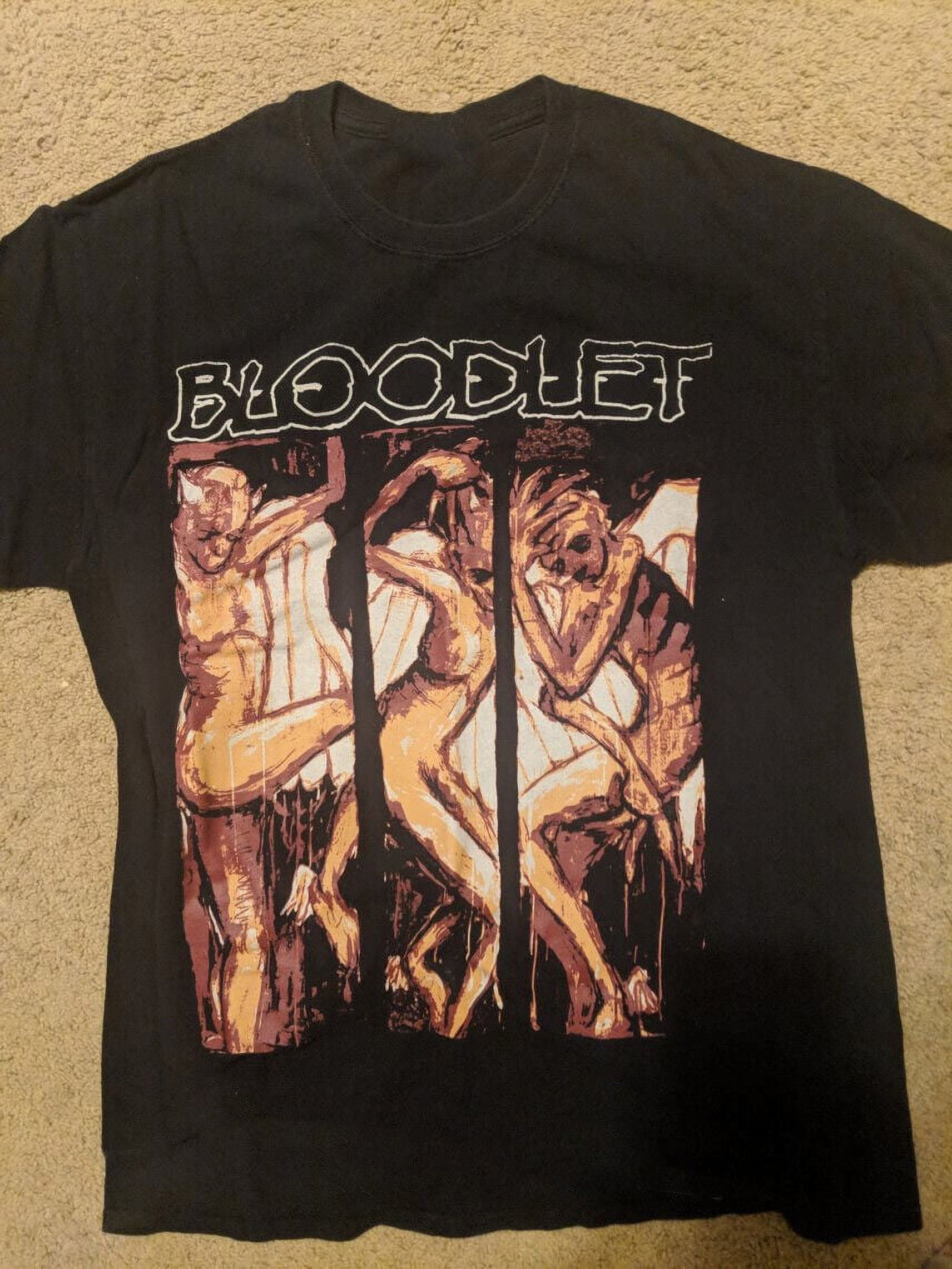 Bloodlet Band VTG 90s Gift For Fan Sport Gray All Size TShirt