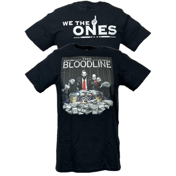 Bloodline Roman Reigns Usos Black T-shirt