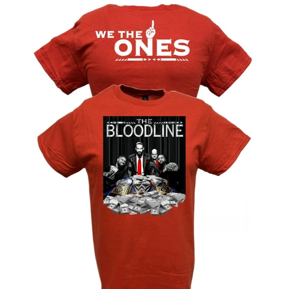 Bloodline Roman Reigns Usos Red T-shirt