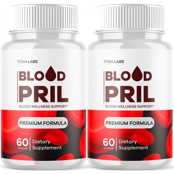 Bloodpril Advanced Formula Blood Support for Health and Wellness Blood Pril 120 Capsules