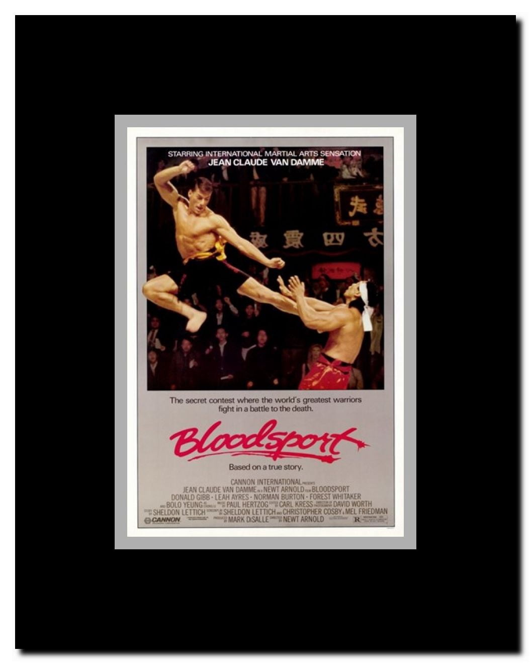 Bloodsport Framed Movie Poster