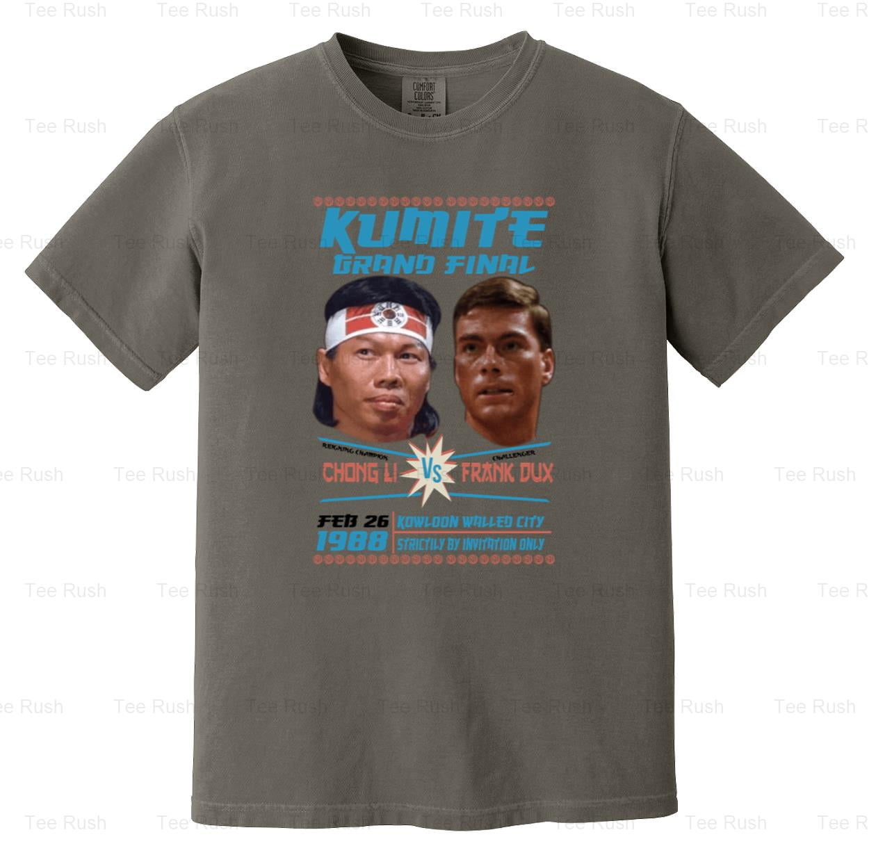 T-shirt Bloodsport Jean-Claude Van Damme - 100% Coton, Coupe Unisexe - Noir, Design Film Cult