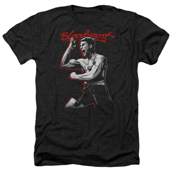 Bloodsport - Loud Mouth - Heather Short Sleeve Shirt - Large