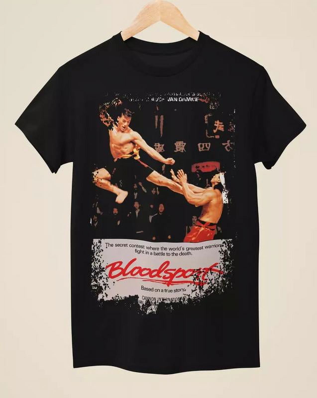 Bloodsport Movie Poster Inspired Black . Movie . Movie Gift. Gift For