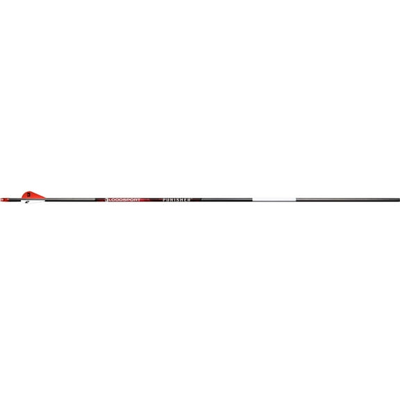 Bloodsport Punisher 300 Carbon Arrow 2" Vanes Black 6PK
