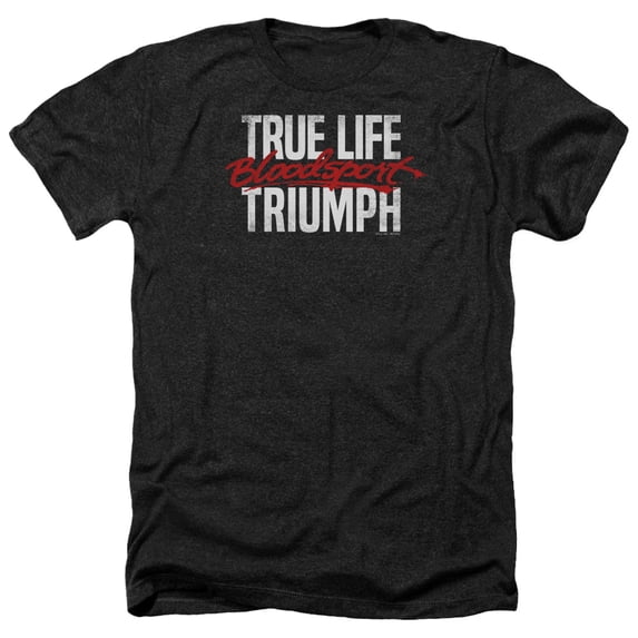 Bloodsport - True Story - Heather Short Sleeve Shirt - Small