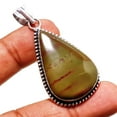 thumbnail image 1 of Bloodstone Gemstone Pendant Handmade Ethnic Antique Design Jewelry 2.2" MP 596, 1 of 2